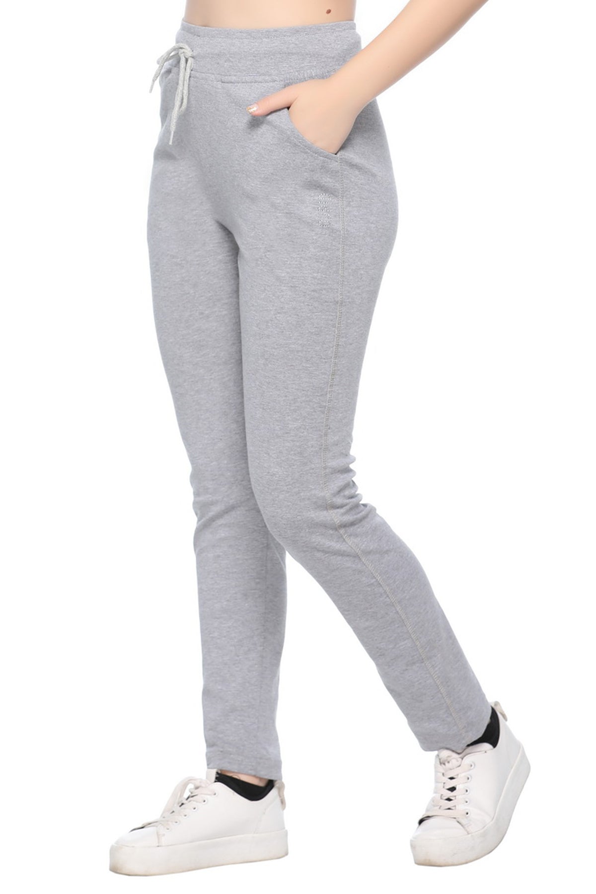Buy SPAN Regular Fit Cotton Lycra Women's Festive Wear Pants | Shoppers Stop
